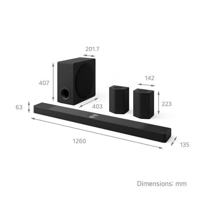 LG US95TR Wireless TV Soundbar 9.1.5 Channel with Dolby Atmos - New 2024