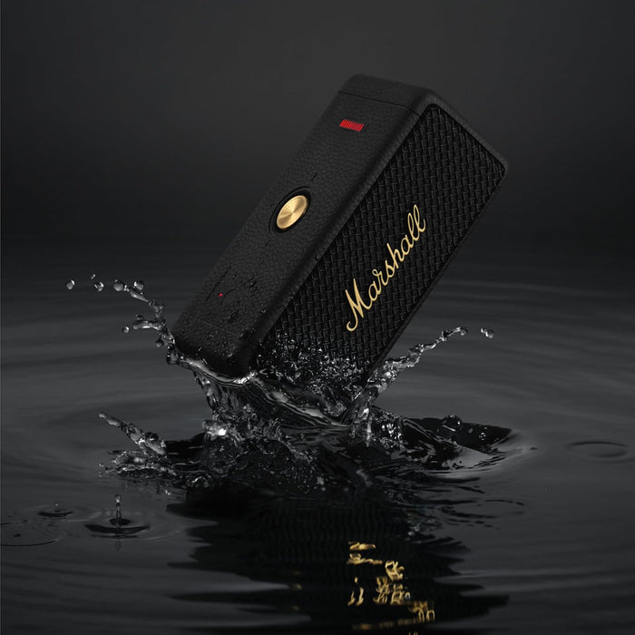 Marshall Emberton II Portable Bluetooth Speaker, Wireless & Water Resistant - Black