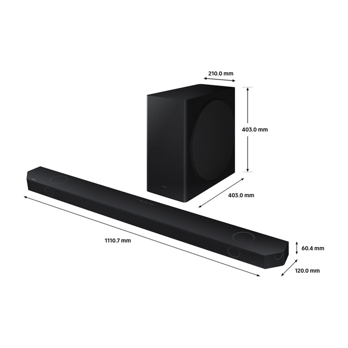 Samsung HW-Q800D Q-series 5.1.2 ch TV Soundbar with Wireless Subwoofer